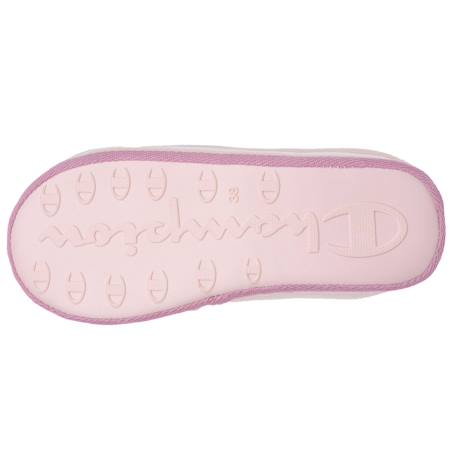 Chaussons mules suédine ultra confort moelleux souple et lavable Gris chiné clair+Noir+Rose pâle 16 - vertbaudet enfant 