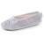 Chaussons ballerines imitation fourrure, semelle gomme ultra souple Gris+Rose 1 - vertbaudet enfant 
