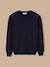 Pull col rond garçon Marine 1 - vertbaudet enfant 