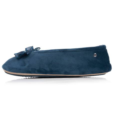 Chaussons ballerines semelle intérieure moelleuse et confortable Bleucanard+Léopard+Sauge 4 - vertbaudet enfant 