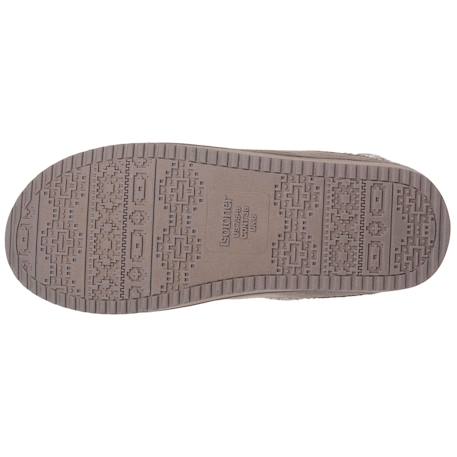 Chaussons mules suédine semelle plateforme Beige+Léopard camel+Taupe 17 - vertbaudet enfant 