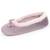 Chaussons ballerines microvelours, semelle gomme ultra souple Taupe 1 - vertbaudet enfant 