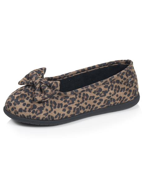 Chaussons ballerines souples, ultra confortables et légers, confort technologie everywear Bleu canardfleurs+Grisirisé+Léopard+Rayuresbleues+Sauge+Sauge noeud irisé+Taupe 18 - vertbaudet enfant 