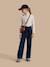 Pantalon large fille denim light Denim brut+Denim stone 5 - vertbaudet enfant 