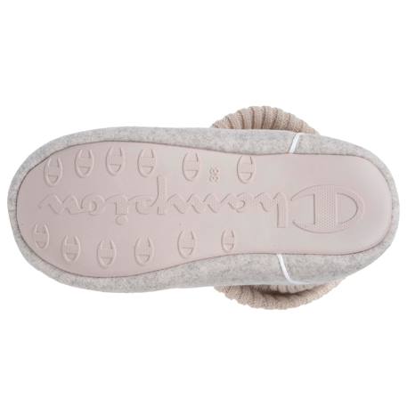 Chaussons bottillons polaire chinée doux pantoufle confort maison en hiver Beige chiné clair+Gris chiné clair 4 - vertbaudet enfant 