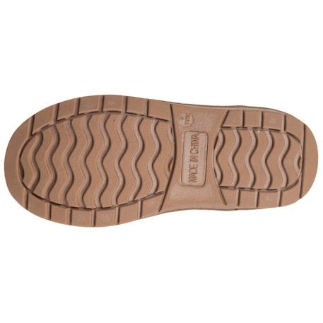 Chaussons bottillons maille bouclette - semelle crantée Ivoire 4 - vertbaudet enfant 