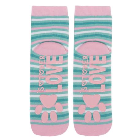 Chaussettes antidérapantes enfant turquoise 5/8 ans Turquoise 3 - vertbaudet enfant 