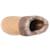 Chaussons mules microvelours semelle bloup extra confort Camel+Fuchsia 3 - vertbaudet enfant 