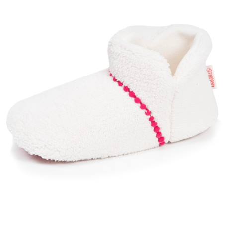 Chaussons bottillons sherpa, semelle gomme ultra souple Ivoire 1 - vertbaudet enfant 