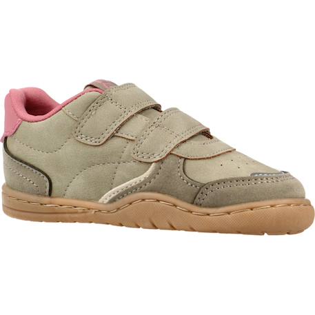 Sneakers garçon synthétique fermeture adhésive barefoot Blue+Green+White 11 - vertbaudet enfant 