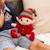 Peluche bouillotte lutin farceur Rouge 1 - vertbaudet enfant 