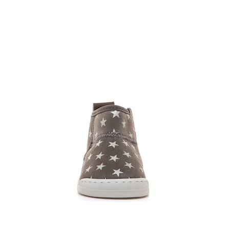 Bottines filles synthétique fermeture adhésive barefoot Grey 3 - vertbaudet enfant 