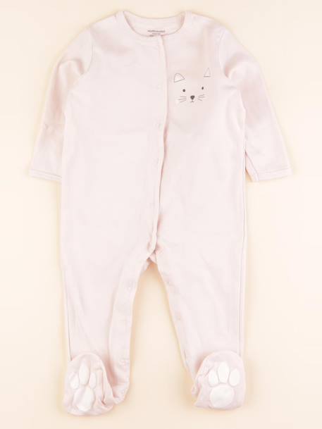 Pyjama coton - 18 mois Rose 1 - vertbaudet enfant 
