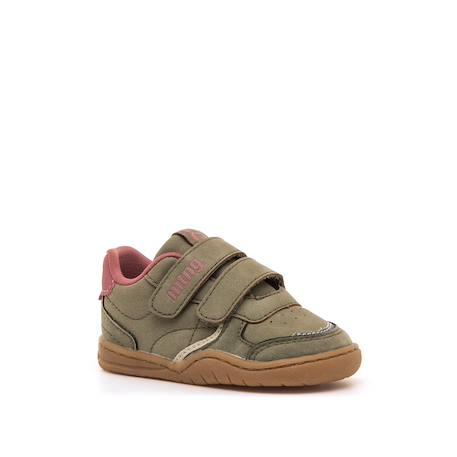 Sneakers garçon synthétique fermeture adhésive barefoot Blue+Green+White 8 - vertbaudet enfant 