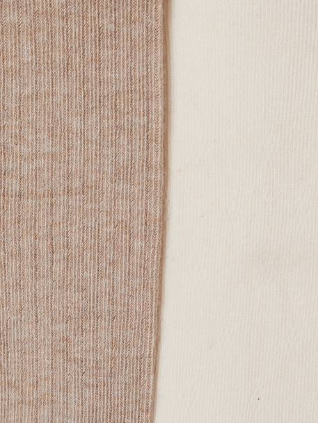 Lot de 2 collants bébé fille écru 2 - vertbaudet enfant 