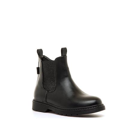 Bottines filles synthétique fermeture éclair Black 2 - vertbaudet enfant 