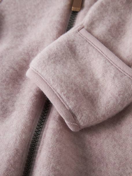 Combinaison d’hiver bébé en laine mérinos avec doublure jersey name it mauve 3 - vertbaudet enfant 