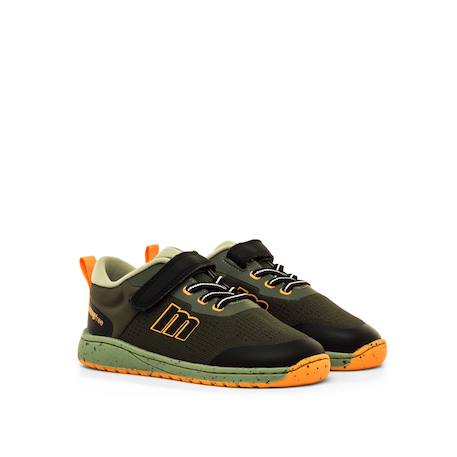 Sneakers garçon synthétique fermeture adhésive Bleu moyen+Blue+Mauve+Vert olive 18 - vertbaudet enfant 