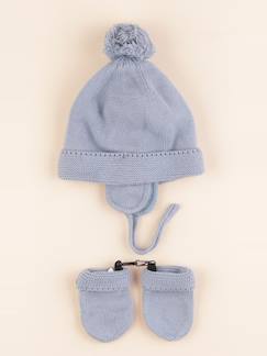 Seconde main-Fille-Accessoires-Ensemble bonnet/moufles - 12/18 mois