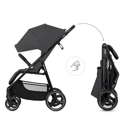 Poussette TRIG 3 Pliable d’Une Main jusqu’à 25 kg avec Dossier Allongé, Grandes Roues et Capote Imperméable Beige+Gris+Marron+Noir 9 - vertbaudet enfant 