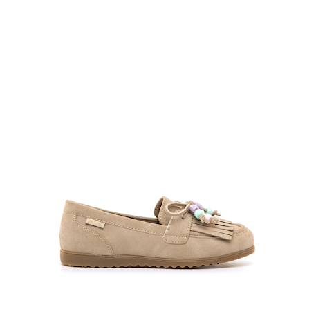 Chaussures filles synthétique sans fermeture- ouverts Beige+Brown 1 - vertbaudet enfant 