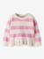 Pull fille avec base volantée name it rose bonbon 1 - vertbaudet enfant 