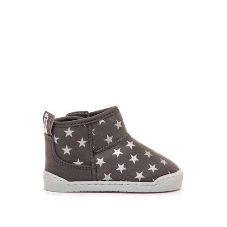 Bottines filles synthétique fermeture adhésive barefoot Grey 1 - vertbaudet enfant 