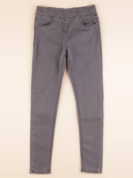Jegging - 10 ans Gris 1 - vertbaudet enfant 