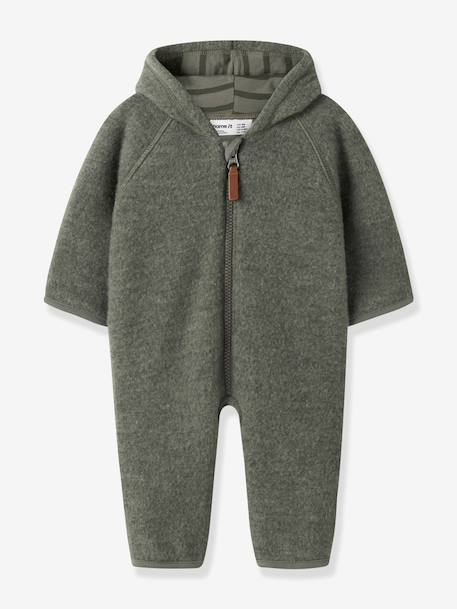 Combinaison d’hiver bébé en laine mérinos avec doublure jersey name it lichen 1 - vertbaudet enfant 