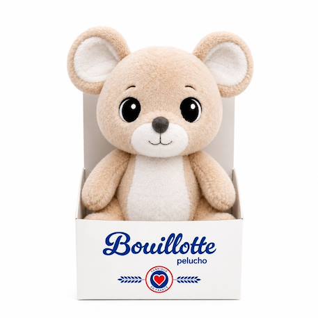 Peluche bouillotte souris Gris 4 - vertbaudet enfant 