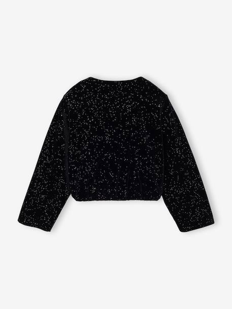 Kimono fille manches longues noir 2 - vertbaudet enfant 