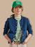 Gilet fille en molleton - coton biologique Cerise+Marine+Vert anglais 11 - vertbaudet enfant 