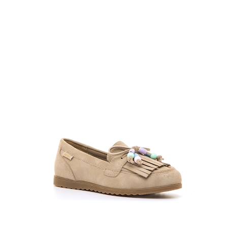 Chaussures filles synthétique sans fermeture- ouverts Beige+Brown 2 - vertbaudet enfant 