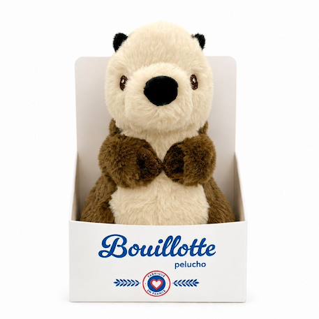 Peluche bouillotte loutre Marron 4 - vertbaudet enfant 