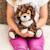 Peluche bouillotte leopard Beige 1 - vertbaudet enfant 