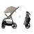 Poussette TRIG 3 Pliable d’Une Main jusqu’à 25 kg avec Dossier Allongé, Grandes Roues et Capote Imperméable Beige+Gris+Marron+Noir 3 - vertbaudet enfant 