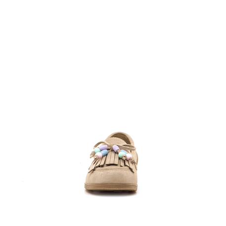 Chaussures filles synthétique sans fermeture- ouverts Beige+Brown 3 - vertbaudet enfant 