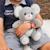 Peluche bouillotte souris Gris 1 - vertbaudet enfant 