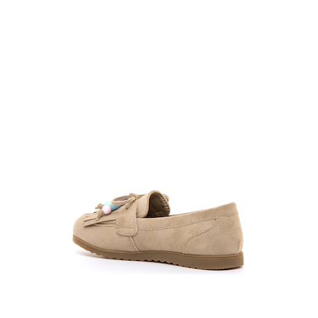 Chaussures filles synthétique sans fermeture- ouverts Beige+Brown 4 - vertbaudet enfant 