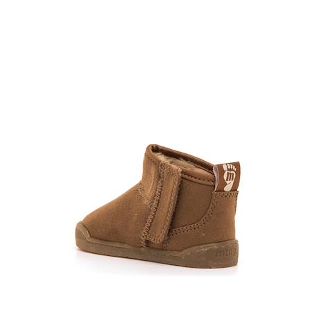 Bottines filles synthétique fermeture adhésive barefoot Brown 4 - vertbaudet enfant 