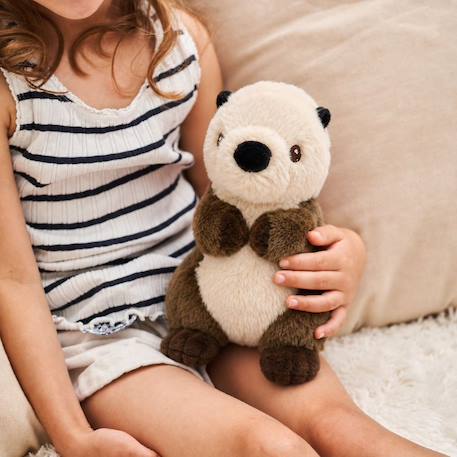 Peluche bouillotte loutre Marron 1 - vertbaudet enfant 
