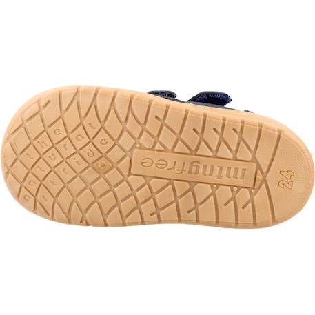 Sneakers garçon synthétique fermeture adhésive barefoot Blue+Green+White 6 - vertbaudet enfant 