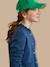 Gilet fille en molleton - coton biologique Cerise+Marine+Vert anglais 8 - vertbaudet enfant 