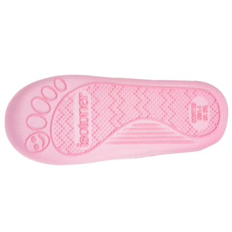 Chaussons bottillons microvelours maintien renforcé, fermeture scratch, simple à enfiler Rose 4 - vertbaudet enfant 
