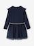 Robe Noël bi-matière jupon en tulle fille écru+marine 9 - vertbaudet enfant 