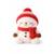 Peluche bouillotte bonhomme de neige Blanc 2 - vertbaudet enfant 