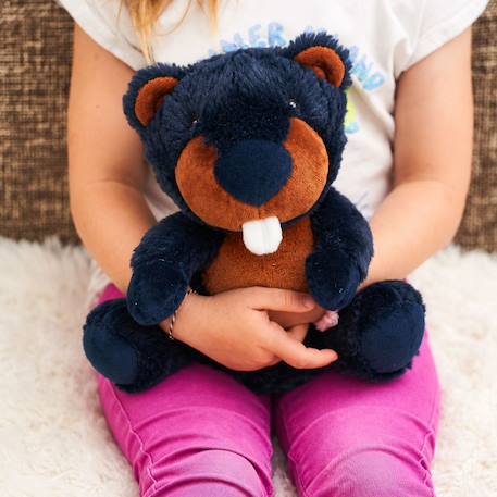 Peluche bouillotte castor Bleu 1 - vertbaudet enfant 
