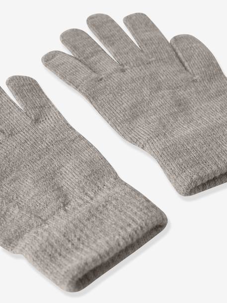 Gants fille en mélange de laine mérinos name it bois de rose+ficelle 4 - vertbaudet enfant 