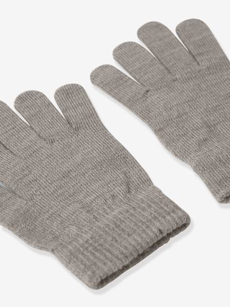 Gants fille en mélange de laine mérinos name it bois de rose+ficelle 4 - vertbaudet enfant 