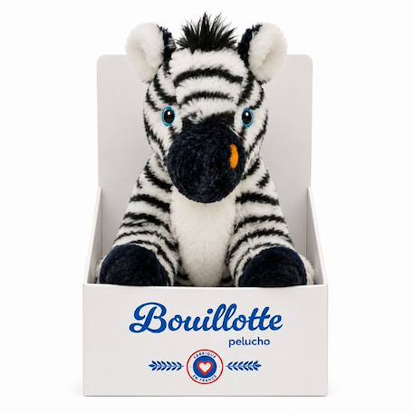 Peluche bouillotte zèbre Blanc 4 - vertbaudet enfant 